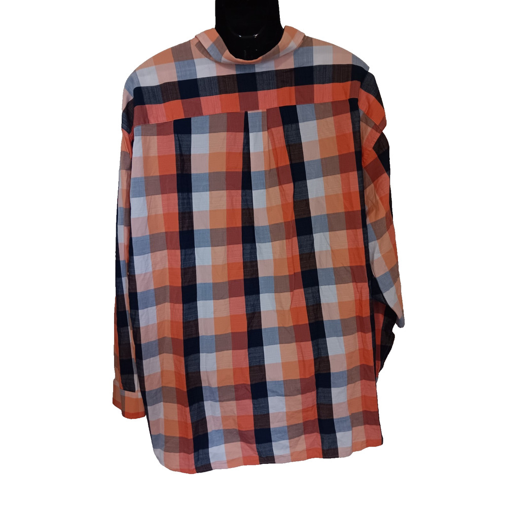 Roundtree & Yorkee Multicolor Men’s Long Sleeve Shirt Size 4XB M001 - Picture 2 of 6